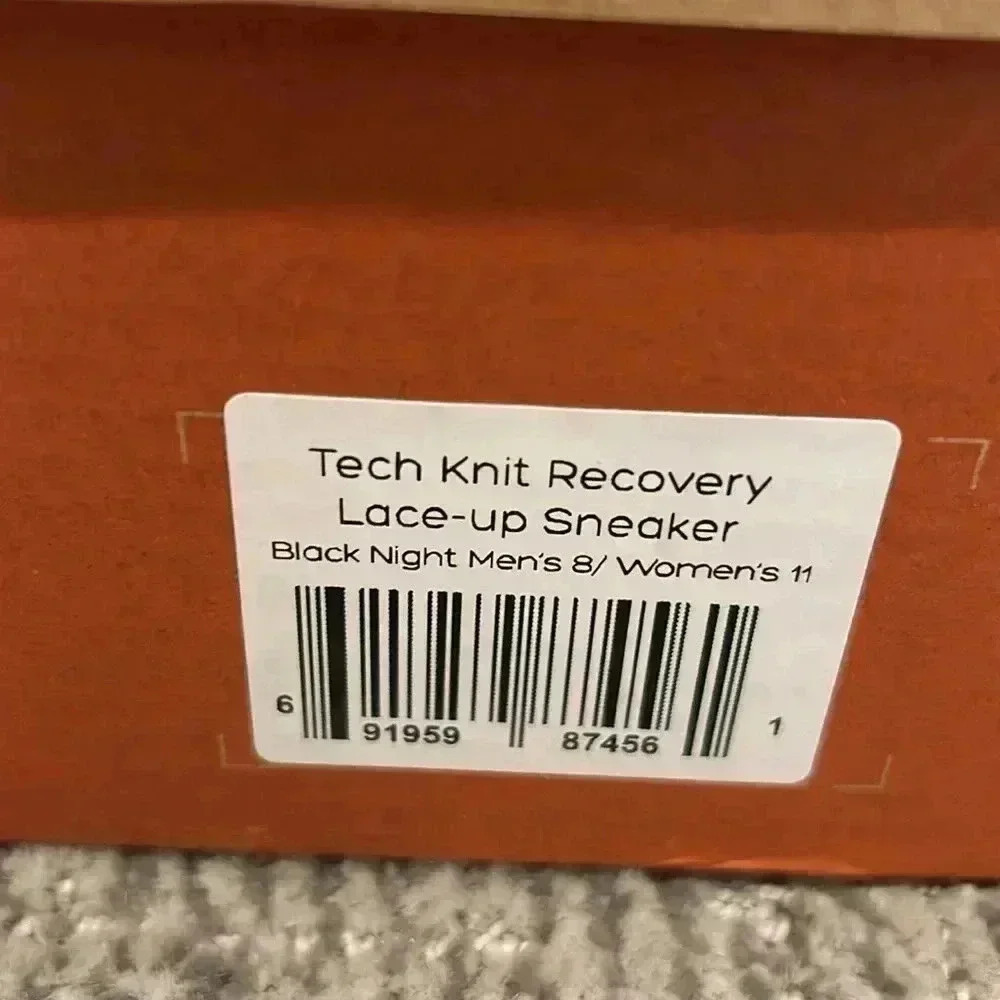 HUHV Tech Knit Recovery Lace-Up Lifestyle Walking and Athletic Shoe - Picture 4 of 7